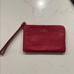 Coach Scarlet Wristlet